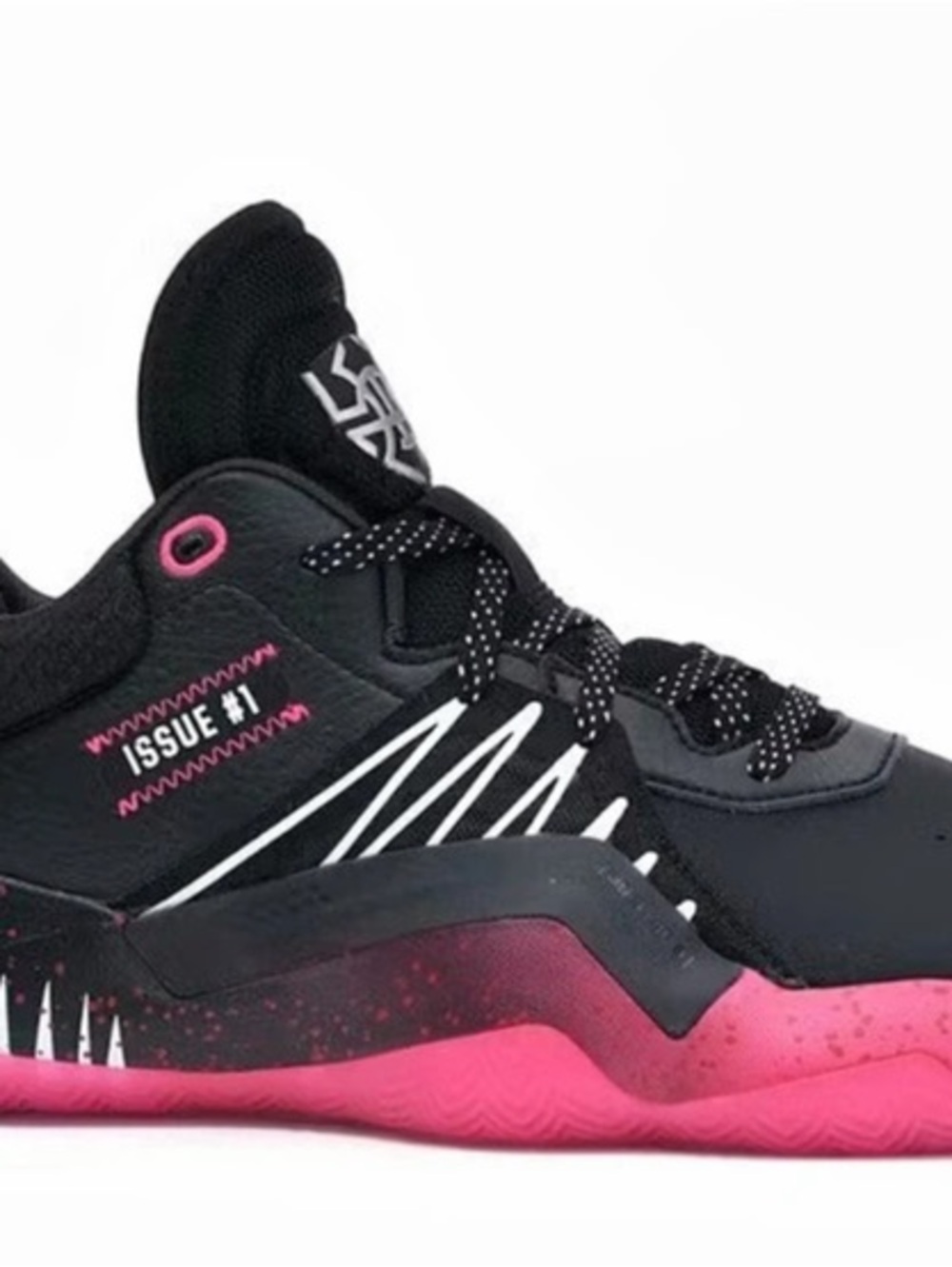 adidas Dame 8 Basketball Shoes in Black & Pink Like New